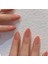 Jel Tırnak Desenli Nail Art Oval Badem Kadın Takma Tırnak Protez Tırnak Set Yapıştırıcı ve 1 Adet Törpü Hediyeli 1