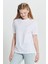 Pamuk Oversize Fit Bol Kesim Bisiklet Yaka Basic Tişört 3
