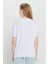 Pamuk Oversize Fit Bol Kesim Bisiklet Yaka Basic Tişört 5