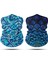 2'li Set Bandana Erkek Bandana Kadın Bandana Motosiklet Bandana Boyunluk Balaklava Outdoor Maske 2