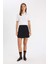 Regular Fit Polo Yaka Düğmeli Basic Düz Kısa Kollu Triko Kazak D3300AX24AU 2
