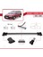 Renault Laguna (X56) Sw 1996-2000 Arası ile Uyumlu Fly Model Ara Atkı Tavan Barı Gri 2 Adet 4