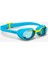 Turkuaz Çocuk Yüzücü Gözlüğü - Mavi/sarı - Şeffaf Camlar - Xbase 1