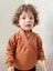 Unisex Fermuarlı Dik Yaka Kanguru Cepli Çocuk Çocuk Sweatshirt 1
