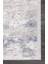 Romantik 02436b Gri Mavi Modern Saçaklı Halı 2