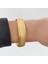 Bz 22 Ayar Altın Kaplama Düz Çizgili Bilezik 2 cm Kalınlık BLZ-3014 2