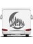 Ay Geyik Orman Manzarası Karavan Camp 4x4 Offroad Araba Oto Karavan Sticker 00131 1