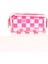Transparent Nature Soft Kalem Çantası Pink Heart K2586 1