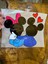 Ütü Ile Yapışan Mickey Mause ve Minnie Mause Transfer Baskı Arma 27X23 cm 2