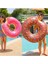 Tekno Trust Kahverengi 6-12 Yaş Donut Simit Şişme Deniz Havuz Simidi Çocuk Yüzme Simidi 80 cm 2