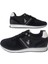 Jagulep Erkek Siyah Kaymaz Ortopedik Taban Günlük Spor Ayakkabı Jglpp78-0 1