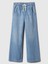 Kız Çocuk Açık Mavi Easy Wide Leg Jean Pantolon 1