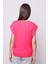 Şık Likralı Span Kumaş Kolsuz Geniş Sıfır Yaka Düşük Omuzlu Basic Tshirt Bluz-Fujya 4
