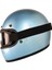 Motosiklet Retro Kask Harley Cafe Racer Vespa Modüler ve Anti Uv Gözlüklü Motor Kaskı Turkuaz 4