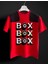 Box Box Box Kırmızı Siyah T-Shirt 1