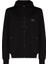 Metal Plaka Logolu Pamuklu Kapüşonlu Fermuarlı Sweatshirt 1