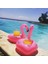 Tekno Trust Pembe Flamingo Şişme Deniz Havuz Bardak Tutucu Float Bar 18-22CM 4