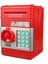Kırmızı Elektronik Kâğıt Bozuk Para Atm Kasa Kumbara 4