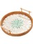 Rattan Tepsisi Yuvarlak Kek Aperatifler Partiler Için Tepsi Tezgah Mutfak 28CM (Yurt Dışından) 4