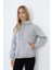 Kız Çocuk Siyah Basic Uzun Kol Kapüşonlu Sweatshirt 19185 1