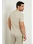 Erkek Guess Önde Logo T-Shirt Bej / Siyah 3