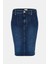 Kadın Guess Denim Midi Etek - Mavi 5
