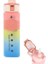 Renkli Suluk Matara Pipetli & Kilitli Kapak & Ölçekli 720 ml 1