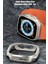 Apple Watch Uyumlu Ultra 49MM Movenchy Mo-Wt3 Alüminyum Camlı Kasa Ekran Koruyucu - Gold 13 3