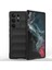 Galaxy S23 Ultra Kılıf Esnek Tpu Oyuklu Arka Yüzey Tasarımlı Etnik Silikon Kılıf 1