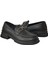 Shoemix Kadın Loafer Siyah Tokalı Günlük Ayakkabı 4