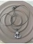 Çelik Silver Yıldız Kolye 45CM 1