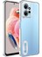 Xiaomi Redmi Note 12 4g Uyumlu Ekran Koruyucu + Kılıf Kamera Lens Korumalı Logo Gösteren Kenarları Renkli Arkası Şeffaf Sararmaz Kılıf 1