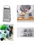 Çelik 4 Lü Set, Idealısk Rende 2'li Çırpıcı Seti Frk Koncıs Çelik Sarımsak Ezici Idealısk Un Eleği 3