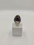 Kırmızı Zirkon Faset Kesim Taşlı Erkek Yüzüğü 24 mm 925 Ayar Gümüş Yüzük 1