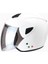 Kask SW-733 Yarım Aynalı Camlı Beyaz 1