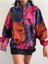 Unisex Paraşüt Kumaş Baskılı Oversize Rüzgarlık Yağmurluk 1