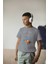 Erkek Çocuk Pamuk On The Sky Uçak Baskılı Kısa Kol Tshirt 1