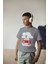 Erkek Çocuk Pamuk Kırmızı Araba Baskılı Kısa Kol Tshirt 1