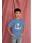 Erkek Çocuk Pamuk Sailing Baskılı Kısa Kol Tshirt 3