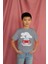 Erkek Çocuk Pamuk Kırmızı Araba Baskılı Kısa Kol Tshirt 3