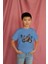 Erkek Çocuk Pamuk Racer Motorsiklet Baskılı Kısa Kol Tshirt 3