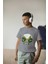 Erkek Çocuk Pamuk Road Baskılı Kısa Kol Tshirt 1