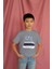 Erkek Çocuk Pamuk Lacivert Karavan Baskılı Kısa Kol Tshirt 3