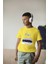 Erkek Çocuk Pamuk Lacivert Karavan Baskılı Kısa Kol Tshirt 1