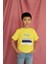 Erkek Çocuk Pamuk Lacivert Karavan Baskılı Kısa Kol Tshirt 3