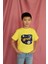Erkek Çocuk Pamuk Space Baskılı Kısa Kol Tshirt 3