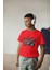 Erkek Çocuk Pamuk Racer Motorsiklet Baskılı Kısa Kol Tshirt 1