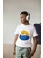 Erkek Çocuk Pamuk Sunset Baskılı Kısa Kol Tshirt 1