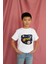 Erkek Çocuk Pamuk Space Baskılı Kısa Kol Tshirt 3