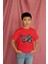 Erkek Çocuk Pamuk Racer Motorsiklet Baskılı Kısa Kol Tshirt 2